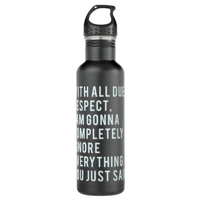 Musik Vintag Retro Neun Geschenke für Musikfans Edelstahlflasche (Vorderseite)