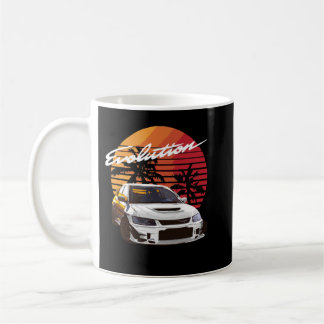 Musik Vintage Retro Mitsubishi Evolution Evo Somme Kaffeetasse