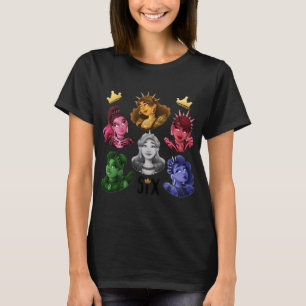 Musik Vintage Six Queens Das Musik Geschenk Musik T-Shirt