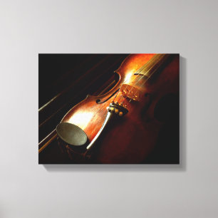 Musik - Violine - Die Klassiker Leinwanddruck