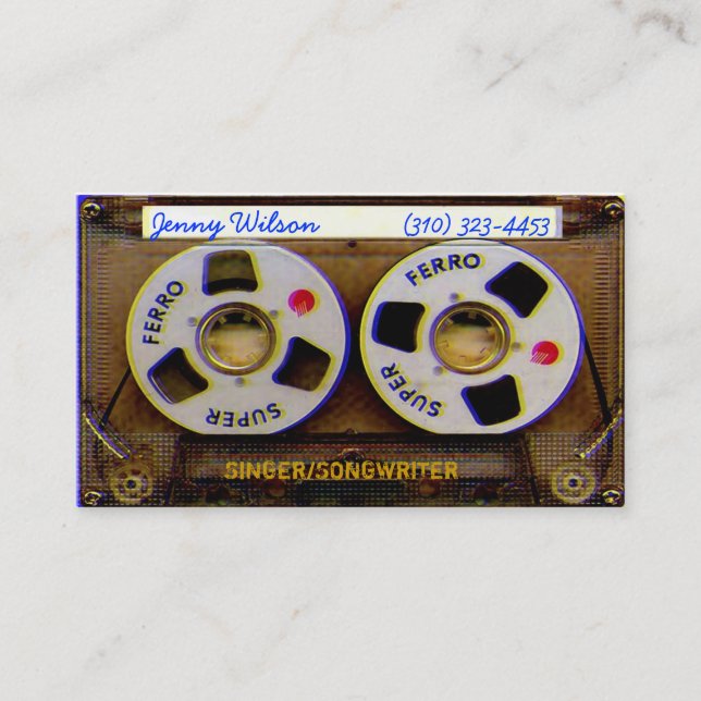 Musik Visitenkarte (Vorderseite)