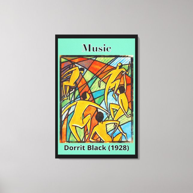 Musik von Dorrit Black (1928) Leinwanddruck (Vorderseite)