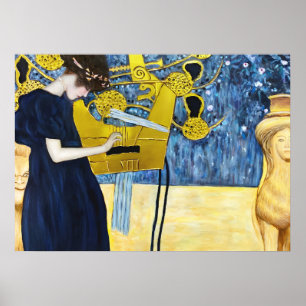 Musik von Gustav Klimt Poster
