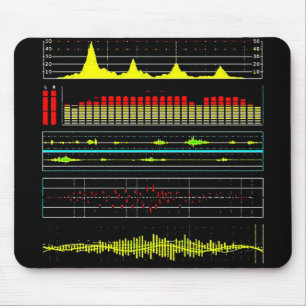 Musik-Waves und Audio-Equalizer2 Mousepad