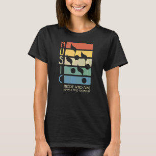 Musik Wer singt, findet immer Harmony Barbersho T-Shirt