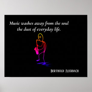 Musik wird weggeworfen poster