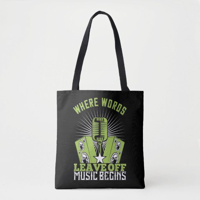 Musik - Wo Wörter, die von Musik Verlassen werden, (Vorderseite)