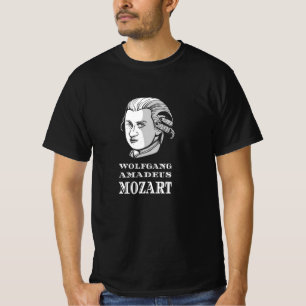 Musik - Wolfgang Amadeus Mozart Portrait T-Shirt