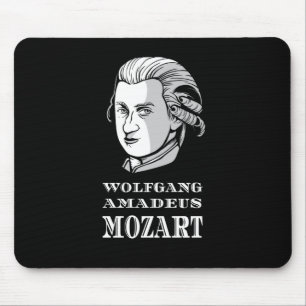 Musik - Wolfgang Amadeus Mozart Porträt Mousepad