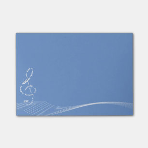 Musik zu meiner klebrigen Anmerkungsauflage der Post-it Klebezettel