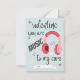 Musik zum Valentinstag im Hörsaal Mitteilungskarte