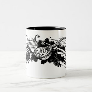 Musik Zweifarbige Tasse