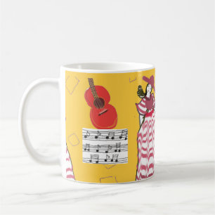 musikalisch kaffeetasse