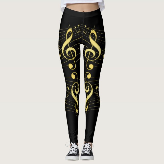 musikalisch leggings (Vorderseite)