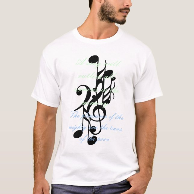 musikalisch T-Shirt (Vorderseite)