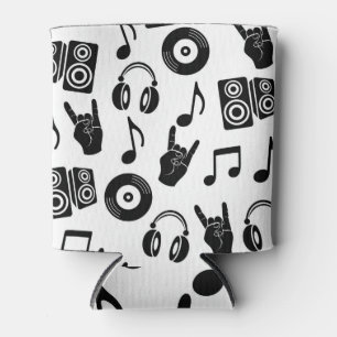 Musikalische Accessoires: Monochrome Vintage Muste Dosenkühler
