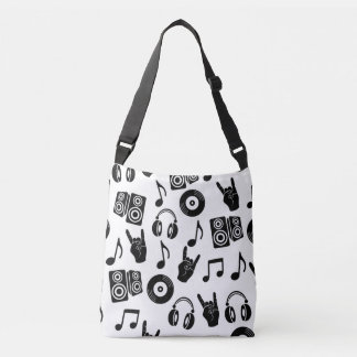 Musikalische Accessoires: Monochrome Vintage Muste Tragetaschen Mit Langen Trägern