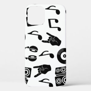 Musikalische Accessoires: monochromes Vintage-Must Case-Mate iPhone Hülle