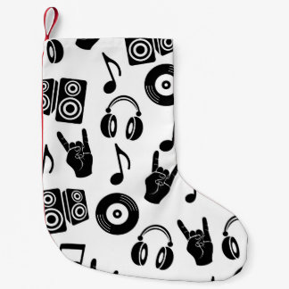Musikalische Accessoires: monochromes Vintage-Must Kleiner Weihnachtsstrumpf