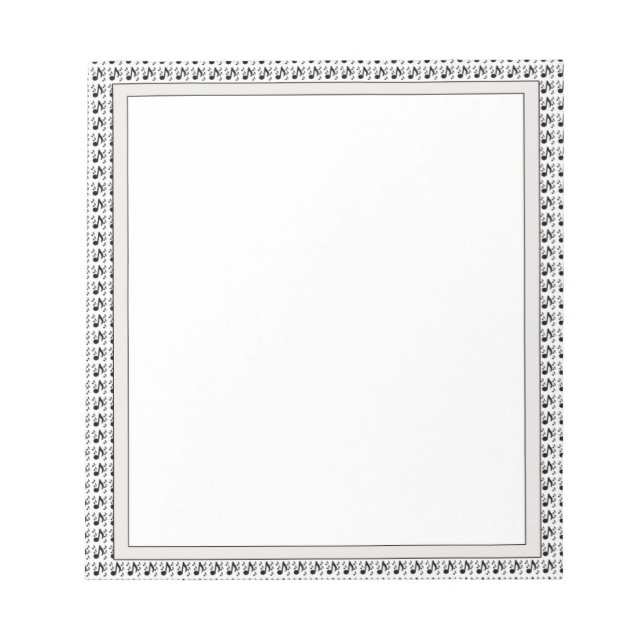 Musikalische Anmerkungen Pad 5.5" x 6" - 40 Seiten Notizblock (Vorderseite)