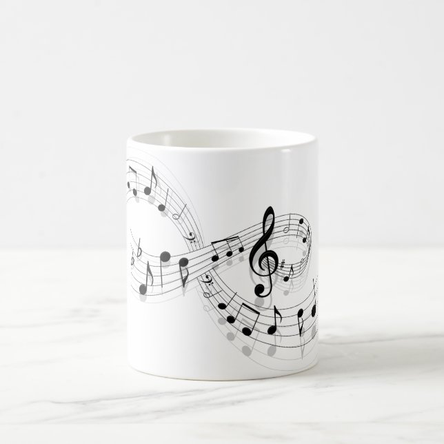 Musikalische Anmerkungen über eine Personal-Linie Tasse (Mittel)