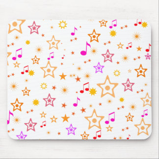 Musikalische Anmerkungen und Sterne: Mousepad