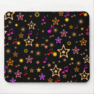 Musikalische Anmerkungen und Sterne: Mousepad