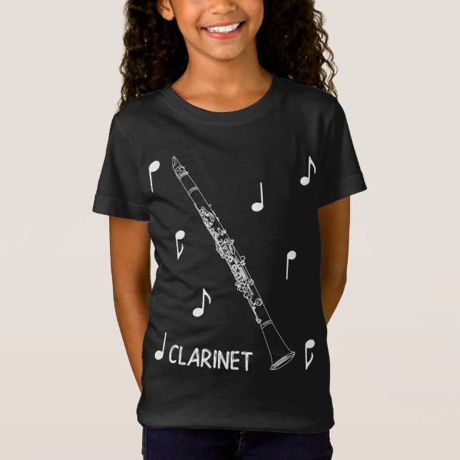 Musikalische AnmerkungenClarinet T-Shirt (Vorderseite)
