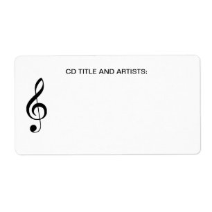Musikalische Anmerkungs-CD Musik-Titel und