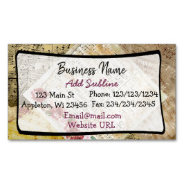 Musikalische Anmerkungs-Geschäfts-Magnetkarte Magnetische Visitenkarte