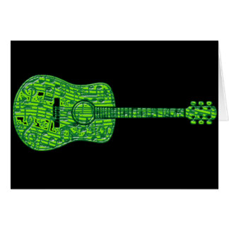 Musikalische Anmerkungs-Gitarre