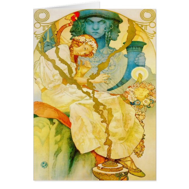 Musikalische Art Nouveau Vintag Feminine (Vorne)