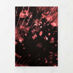 Musikalische Atmosphäre 4 Dreifach Gefaltete Urlaubskarte