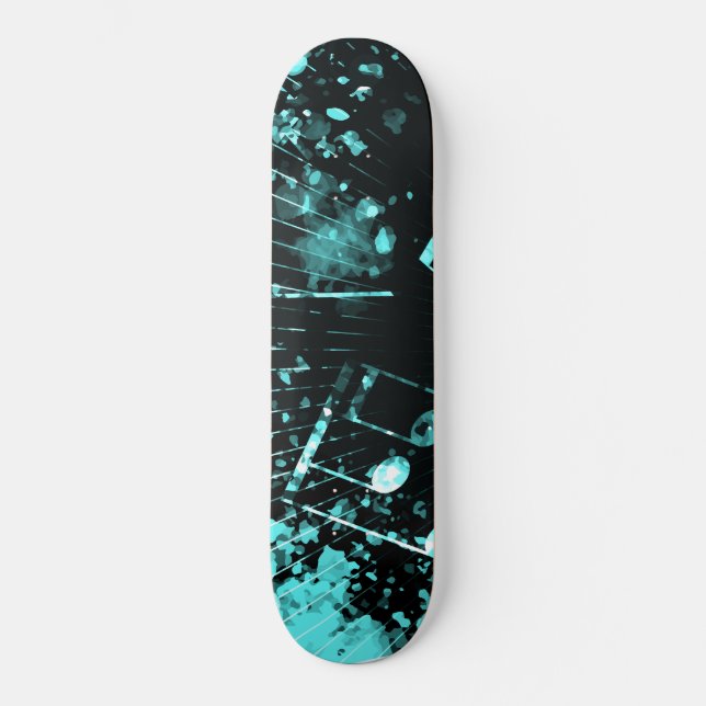 Musikalische Atmosphäre 6 Skateboard (Vorderseite)