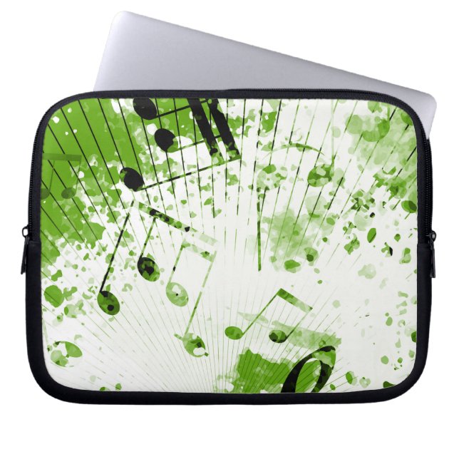 Musikalische Atmosphäre 7 Laptopschutzhülle (Vorderseite)