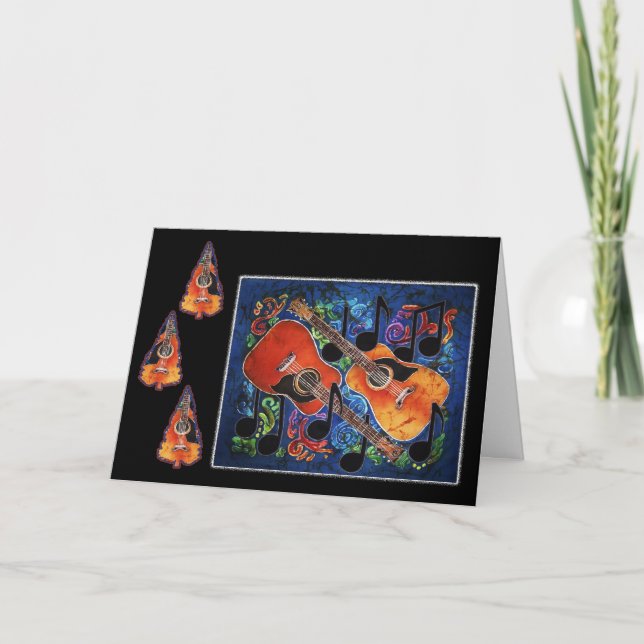 Musikalische Belustigung - Feiertagskarte (Vorderseite)