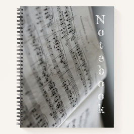 Musikalische Bemerkungen - Ein einfaches Notebook Notizbuch
