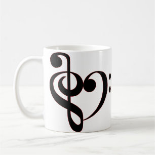 Musikalische Clefs-Tasse Tasse