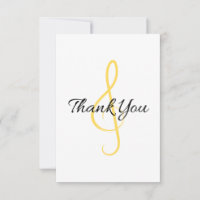 Musikalische Dankeschön Karte 1