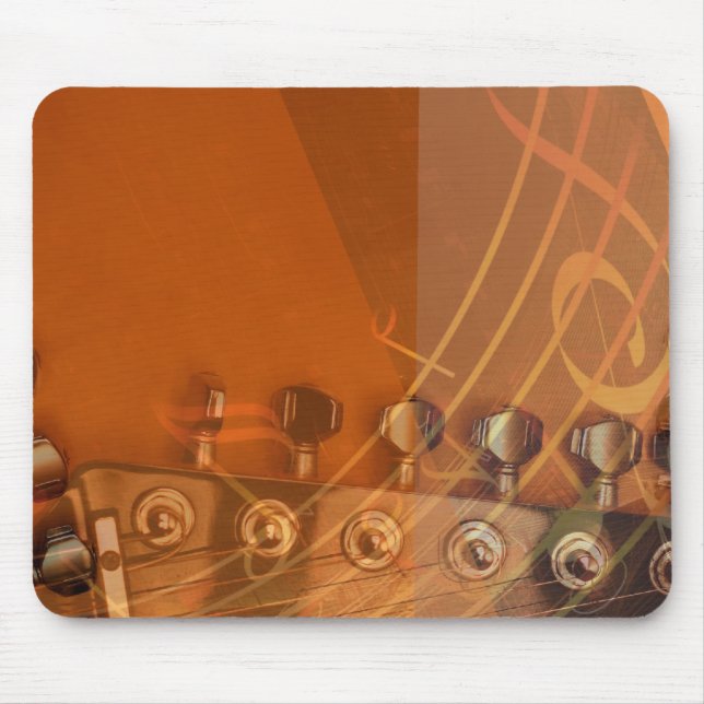Musikalische Gitarre Mousepad (Vorne)