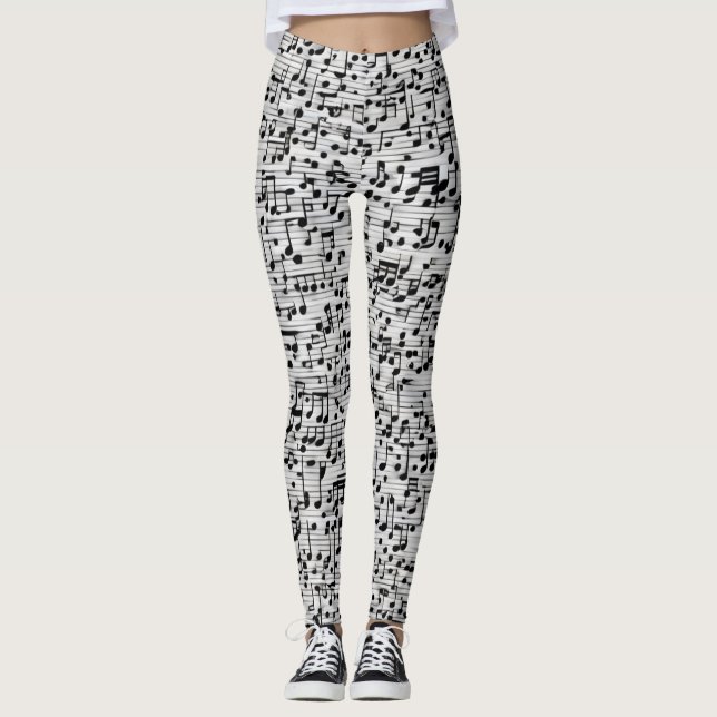 Musikalische Hinweise Leggings (Vorderseite)