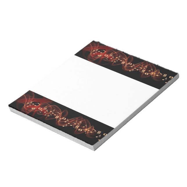 Musikalische Hinweise Notizblock (Rotiert)