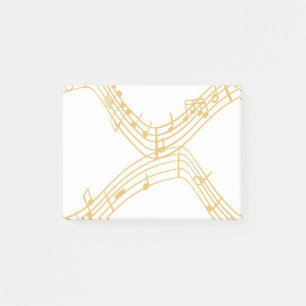 Musikalische Hinweise Post-it Klebezettel