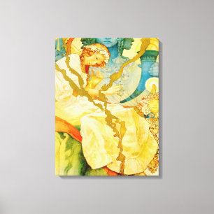 Musikalische Jugendstil Vintag Leinwanddruck