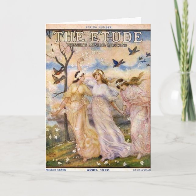 Musikalische Karte (Vorderseite)