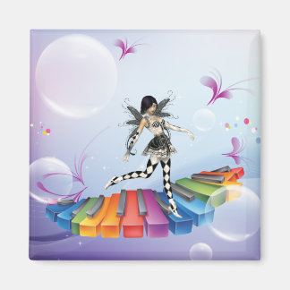Musikalische Keyboard-Fee Magnet