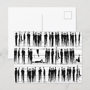 MUSIKALISCHE LEUTE Postkarte