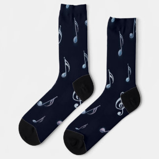 Musikalische Muster Socken