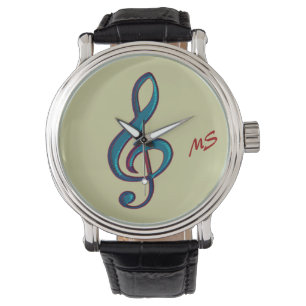 musikalische Note Armbanduhr