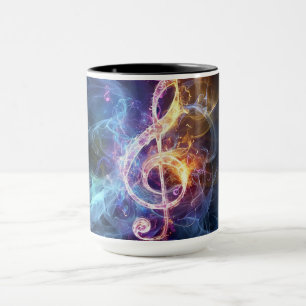 Musikalische Note: Treble Clef Tasse